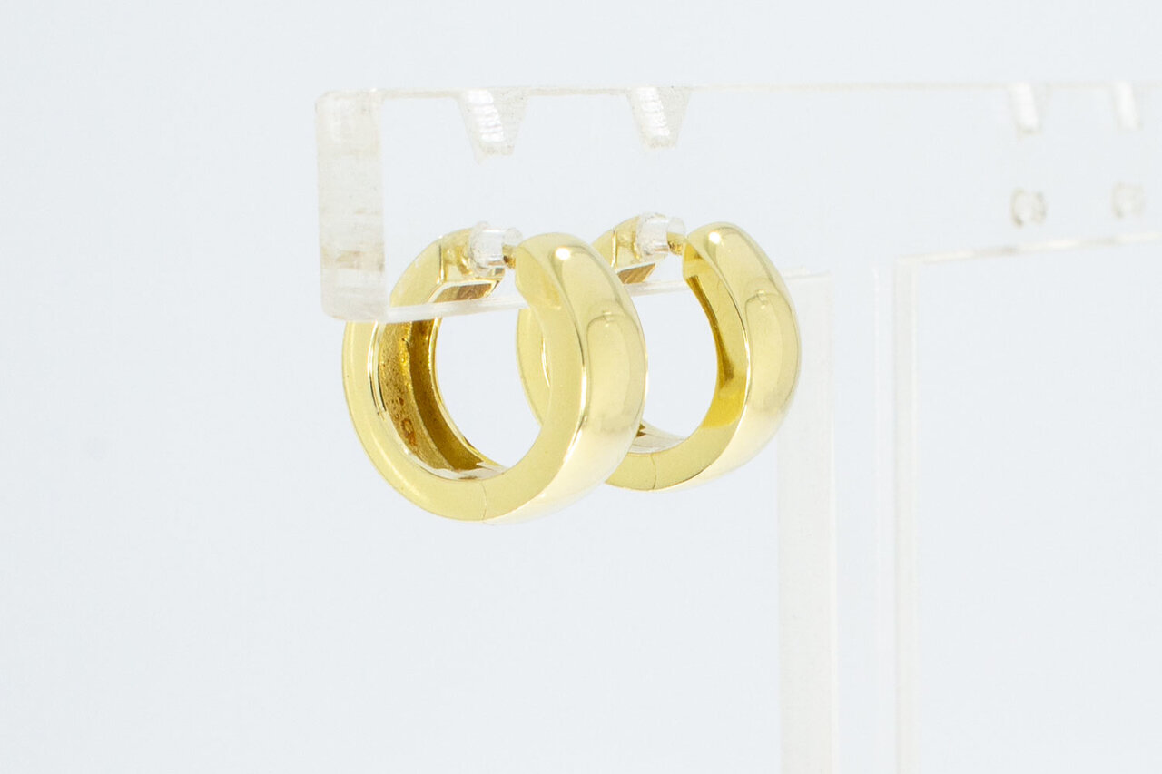 14 Karat Gold Damen Kreolen  - 1, 4 cm