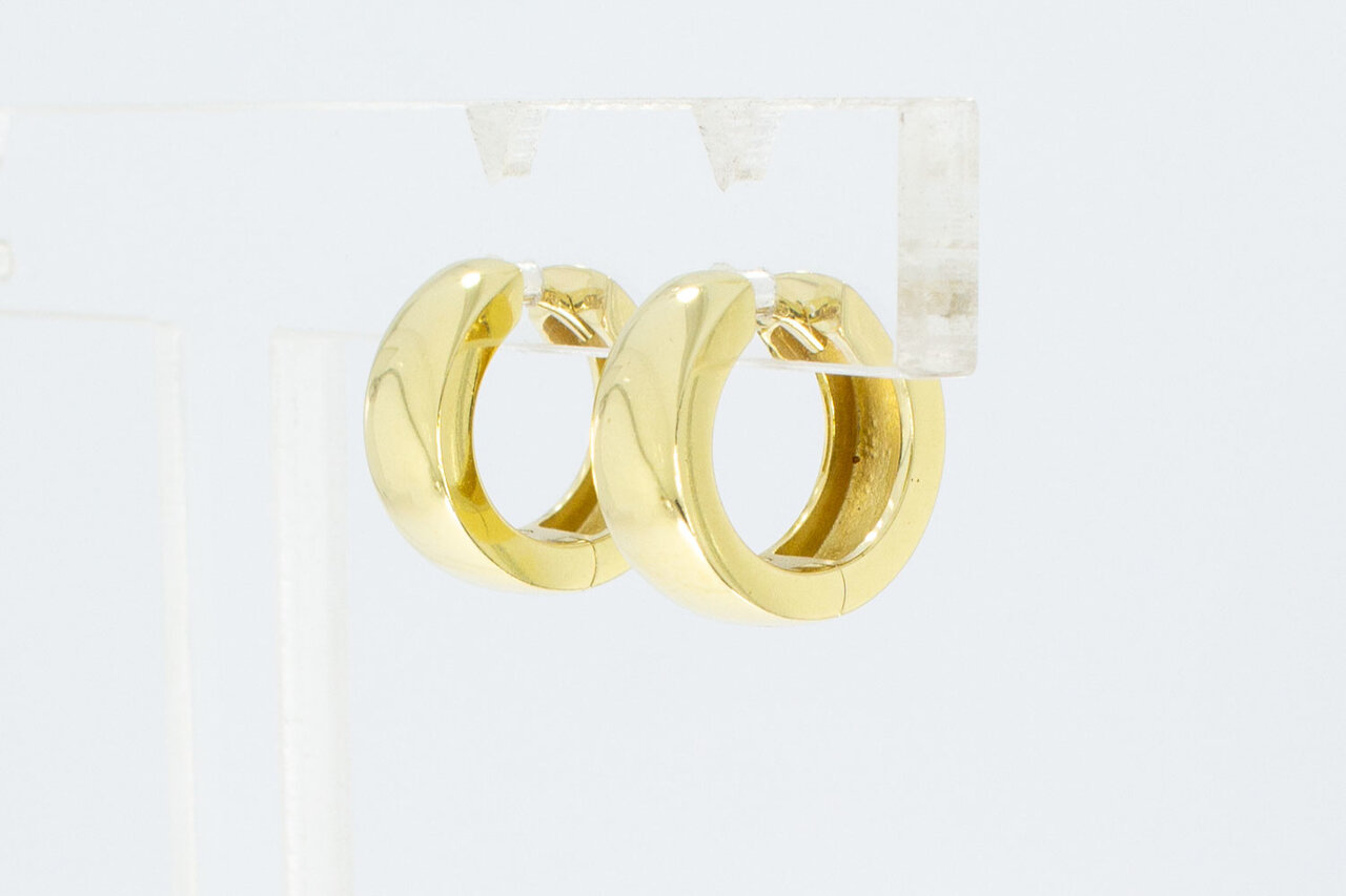 14 Karat Gold Damen Kreolen  - 1, 4 cm