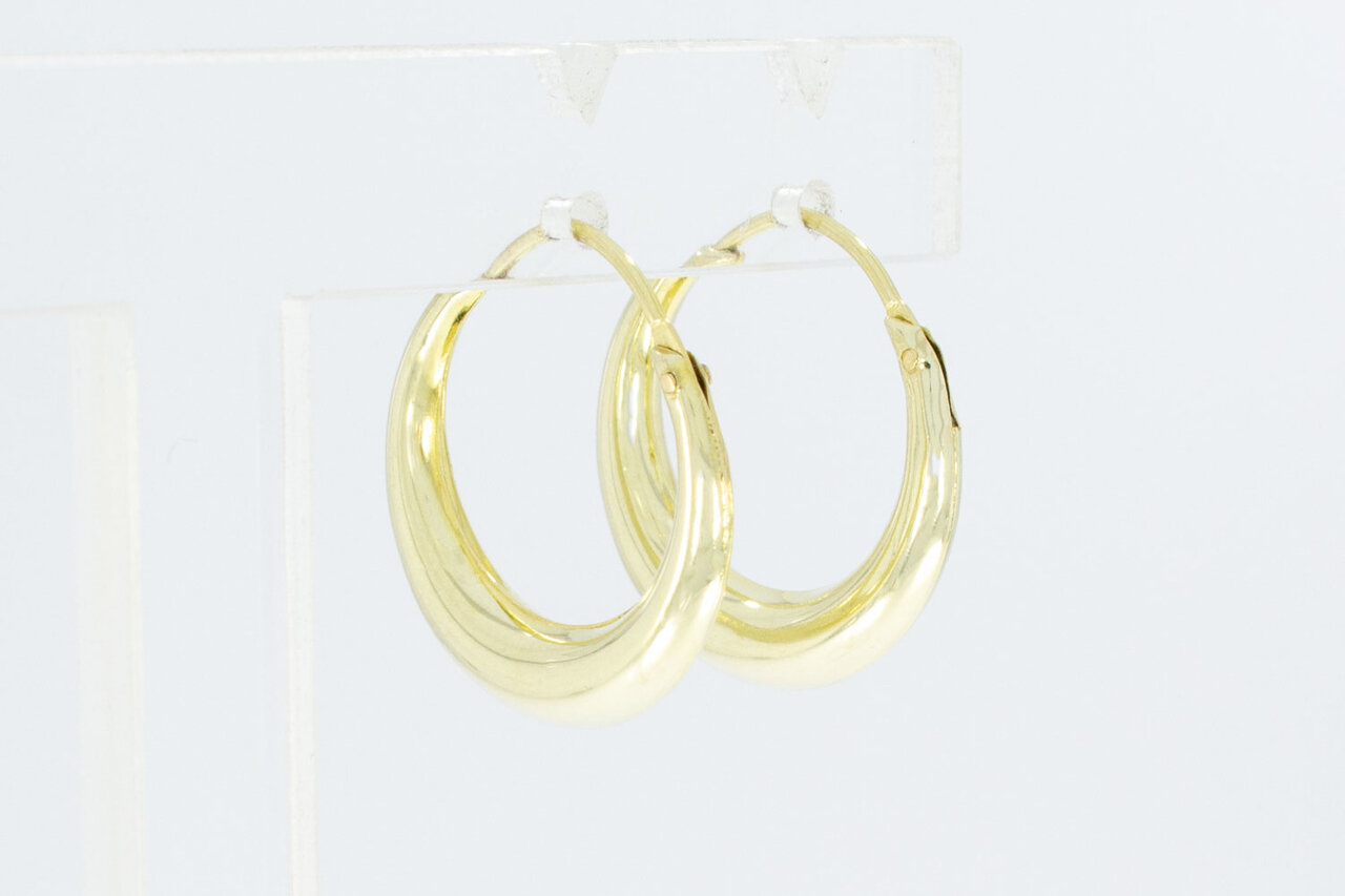 Damen Ohrringe 585 Gelbgold - 2 cm