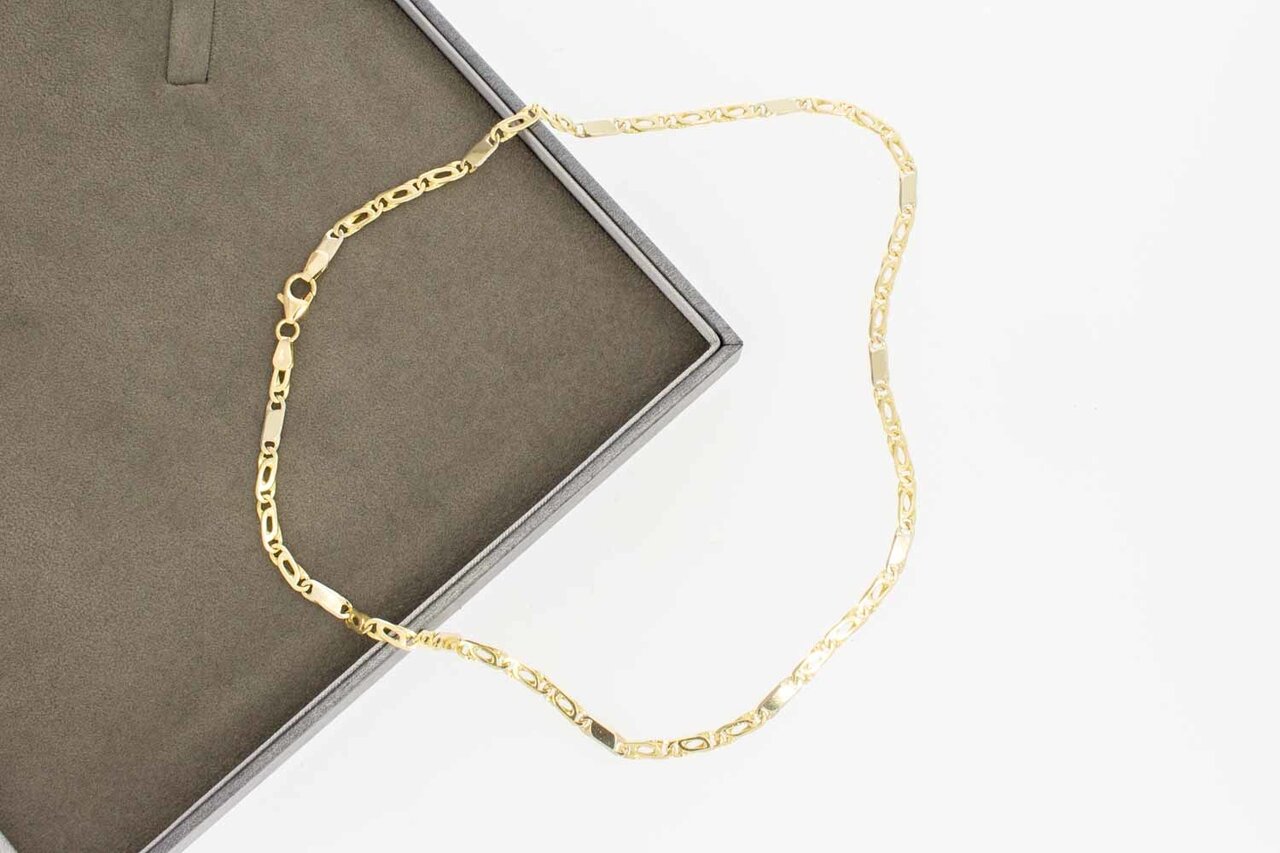 Falkenauge Damenhalskette 585 Gold - 42,7 cm