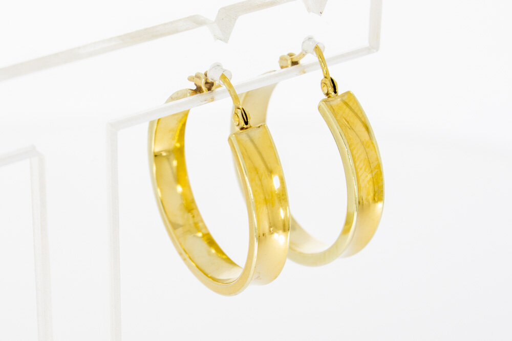 14 Karat Gold Ohrringe Damen - 2,5 cm