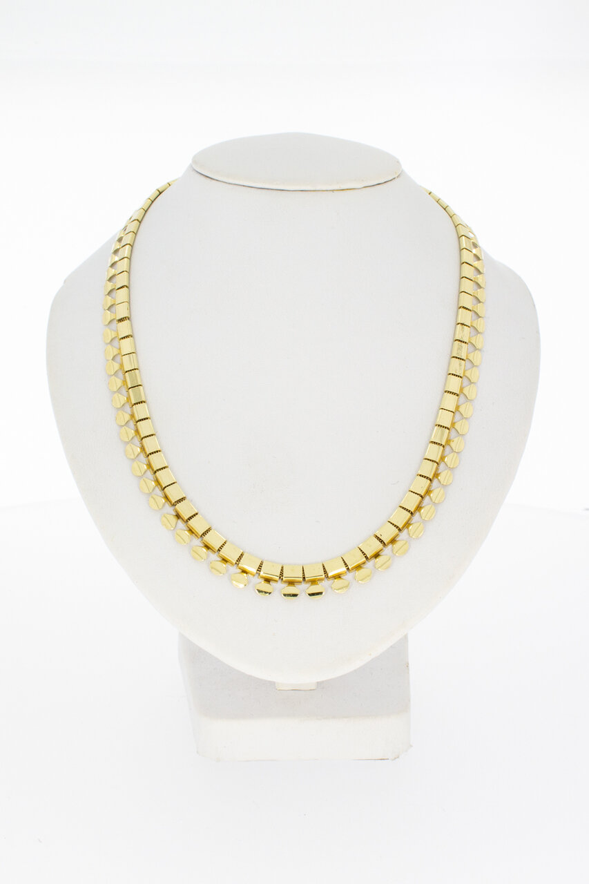 Sonnenstrahlen Gold-Kette 585 - 45 cm