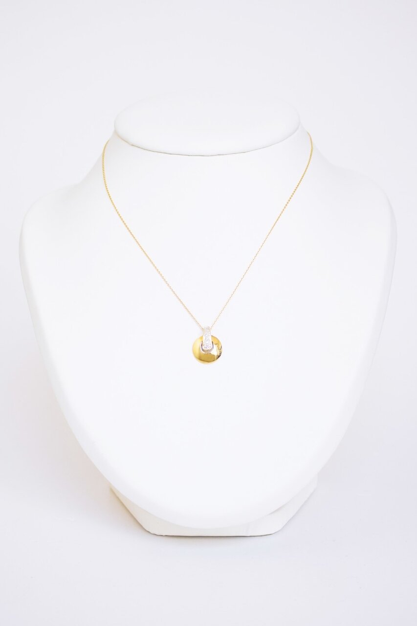 Diamant Damen Anhänger 750 Gold