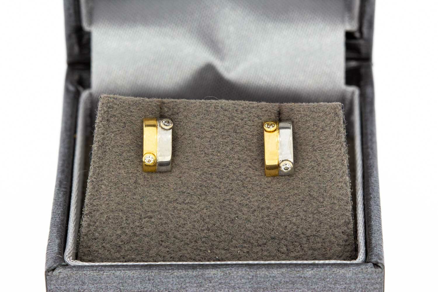 Damen Ohrstecker 585 Gold - 0,8 cm