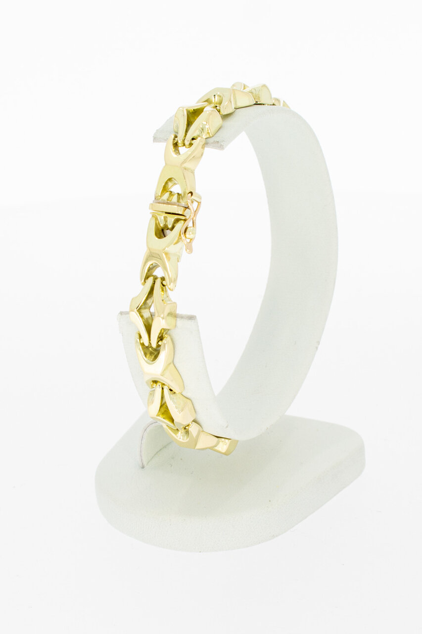 14 Karat gelb Goldene Armband - 18,9 cm