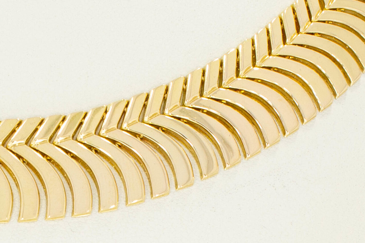 Vintage 18 Karat Goldene Damen Kette - 44,1 cm