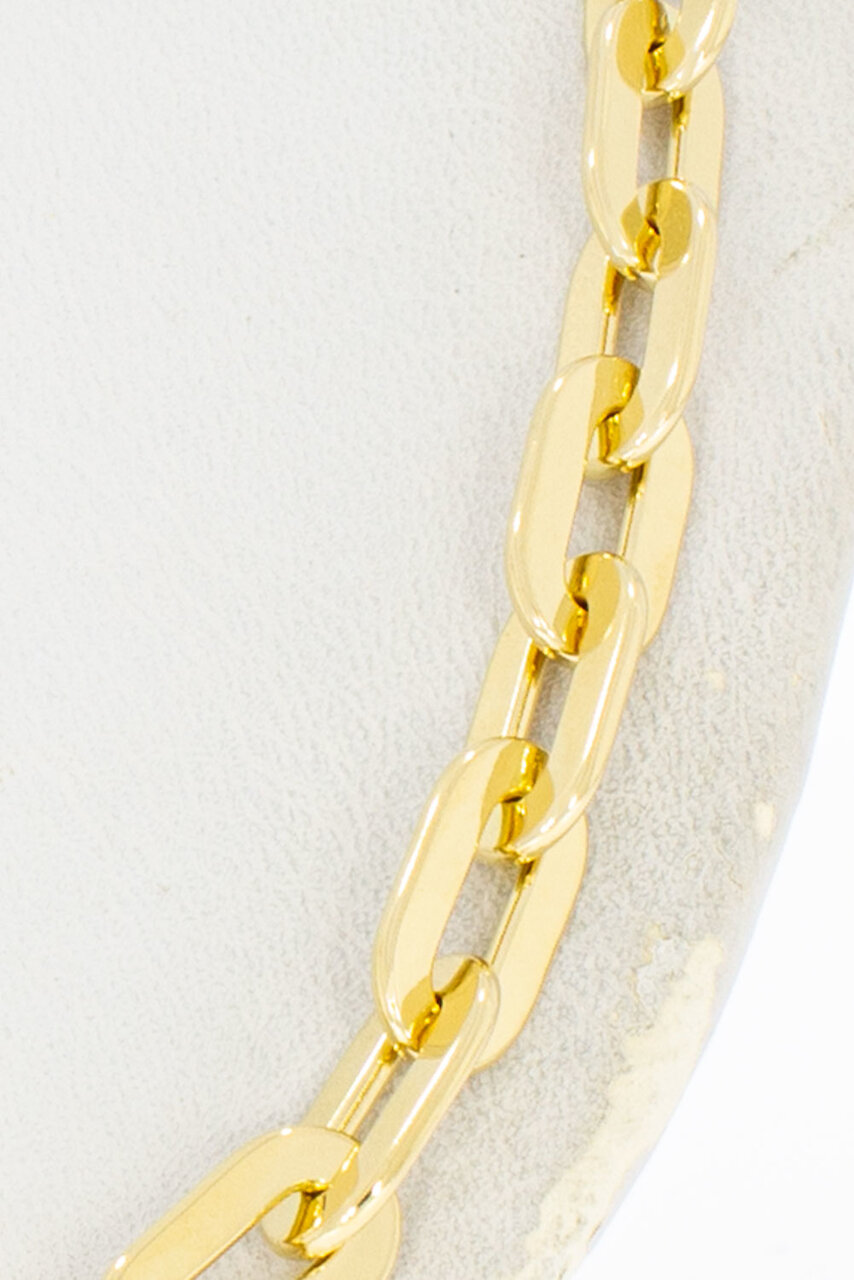 18 Karaat gouden Anker herenketting - 53,9 cm