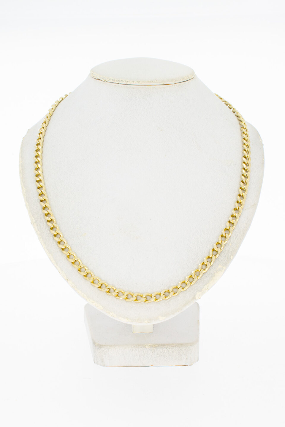 14 Karat Gold Panzer Halskette - 59,1 cm