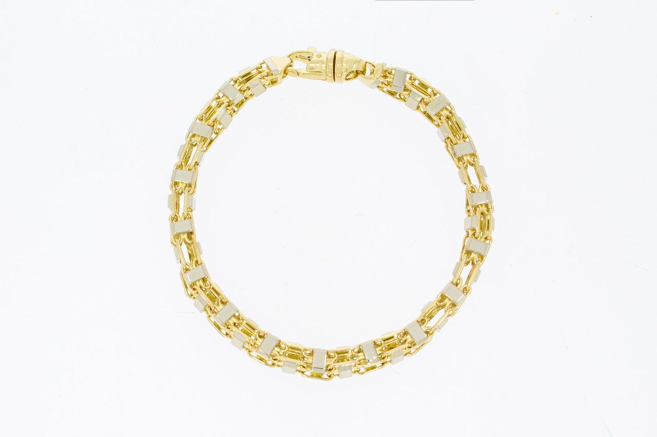 14 Karat Gold Königsarmband - 23,9 cm