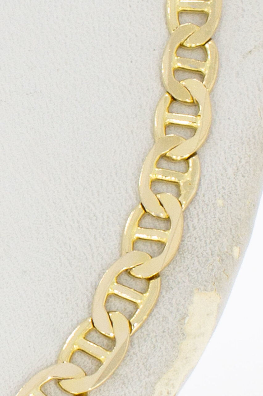 14 Karat Gold bicolor Ankerkette - 65,1 cm