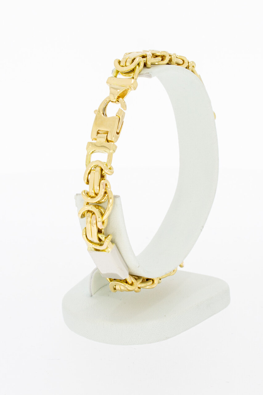 Flaches Koenigsarmband 750 Gold - 20,9 cm