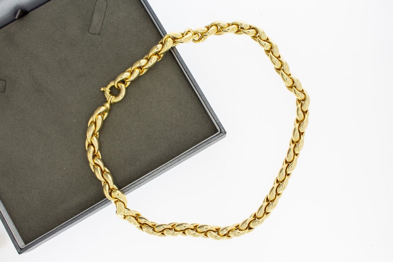 Ankerkette 18 Karat Gelbgold - 47,6 cm