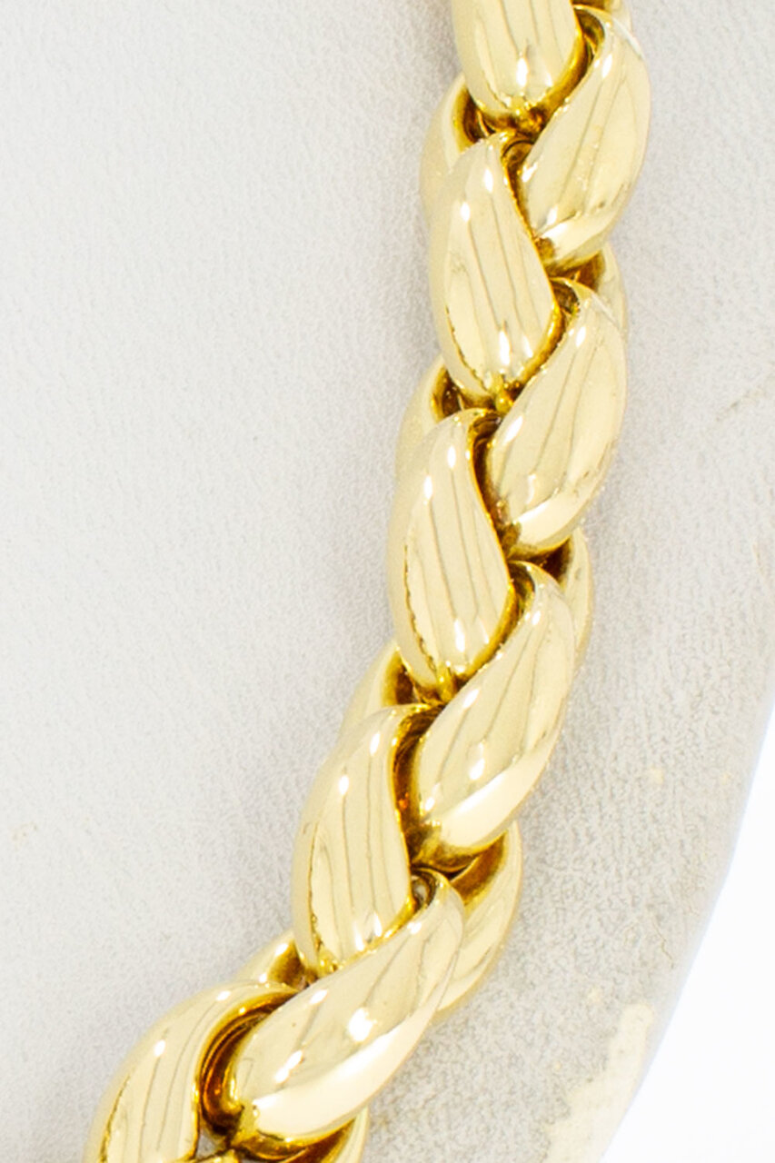 Ankerkette 18 Karat Gelbgold - 47,6 cm