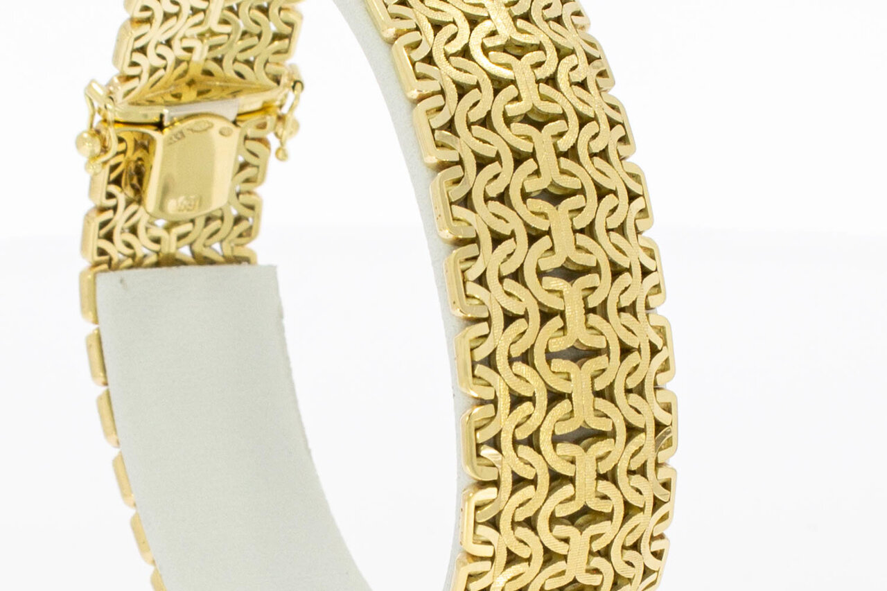 Breites Vintage Gliederarmband 585 - 19,4 cm