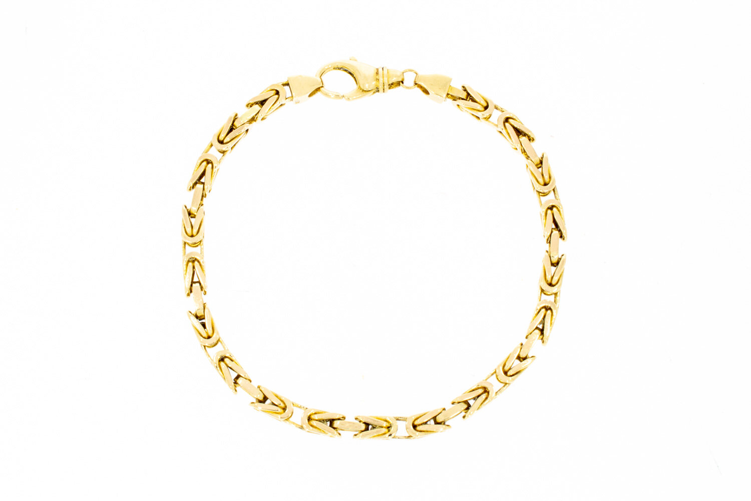Byzantinisches 585 Gold Herrenarmband - 24,2