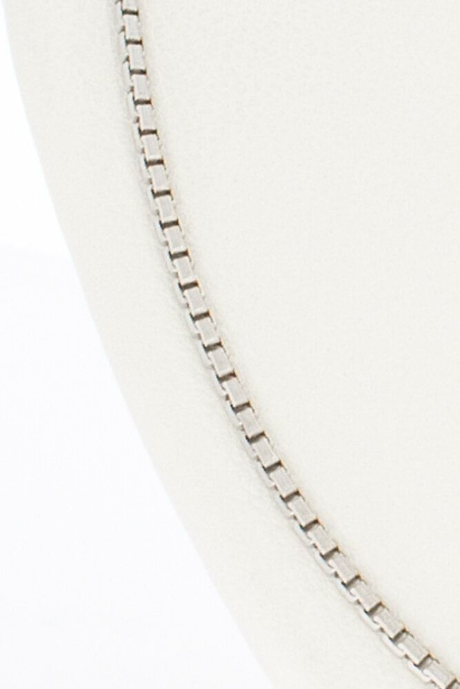 Venezianische Weißgoldkette 750 - 51,1 cm