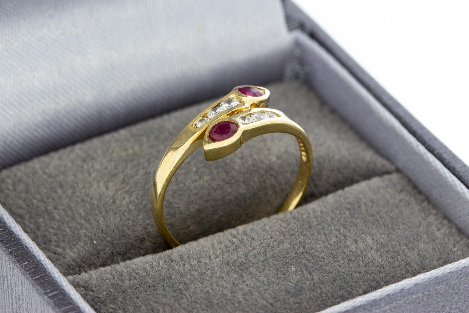 Edelstein Damen Goldring 585 - 15,9 mm