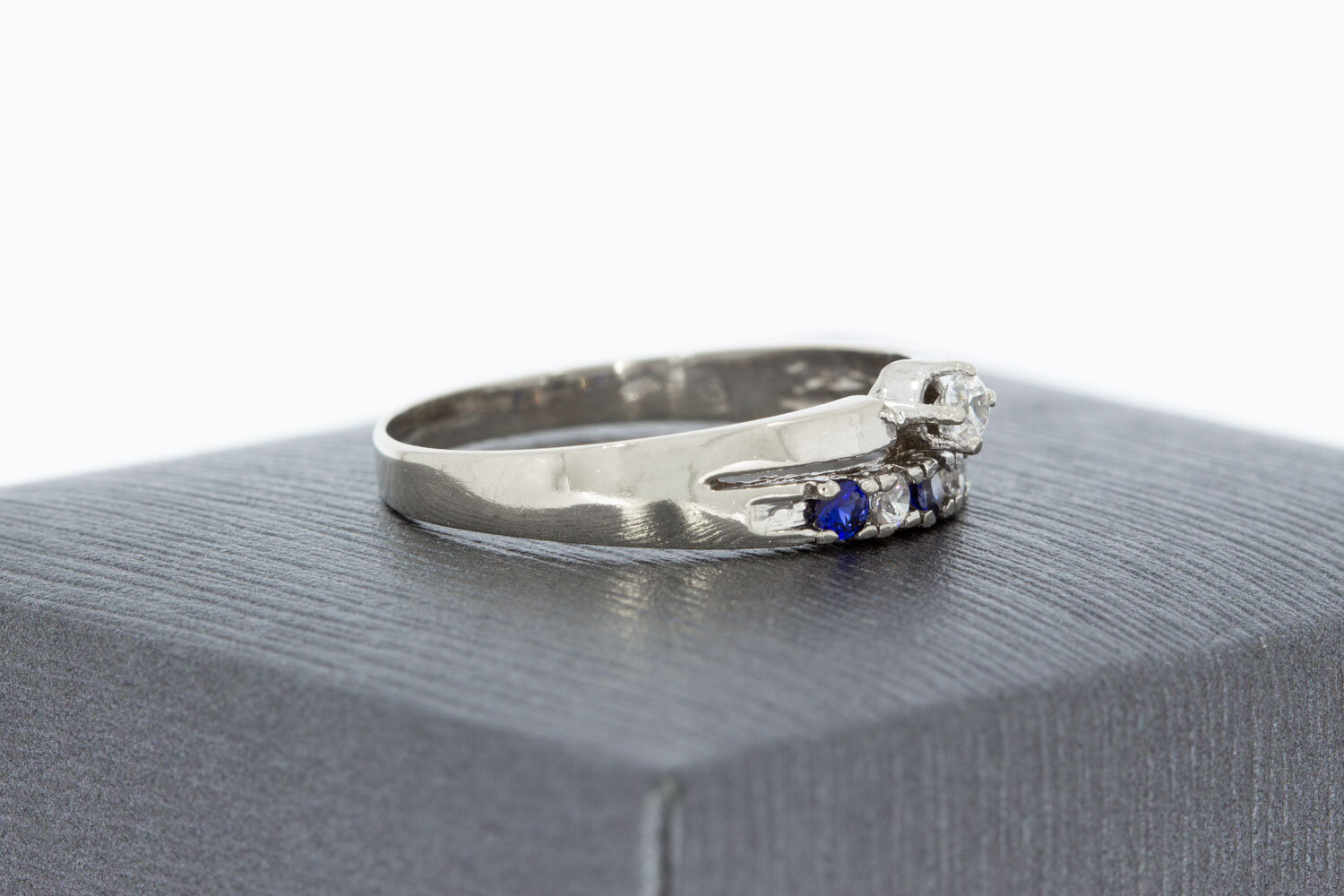 Saphir Damen Ring 585 Gold - 18,2 mm