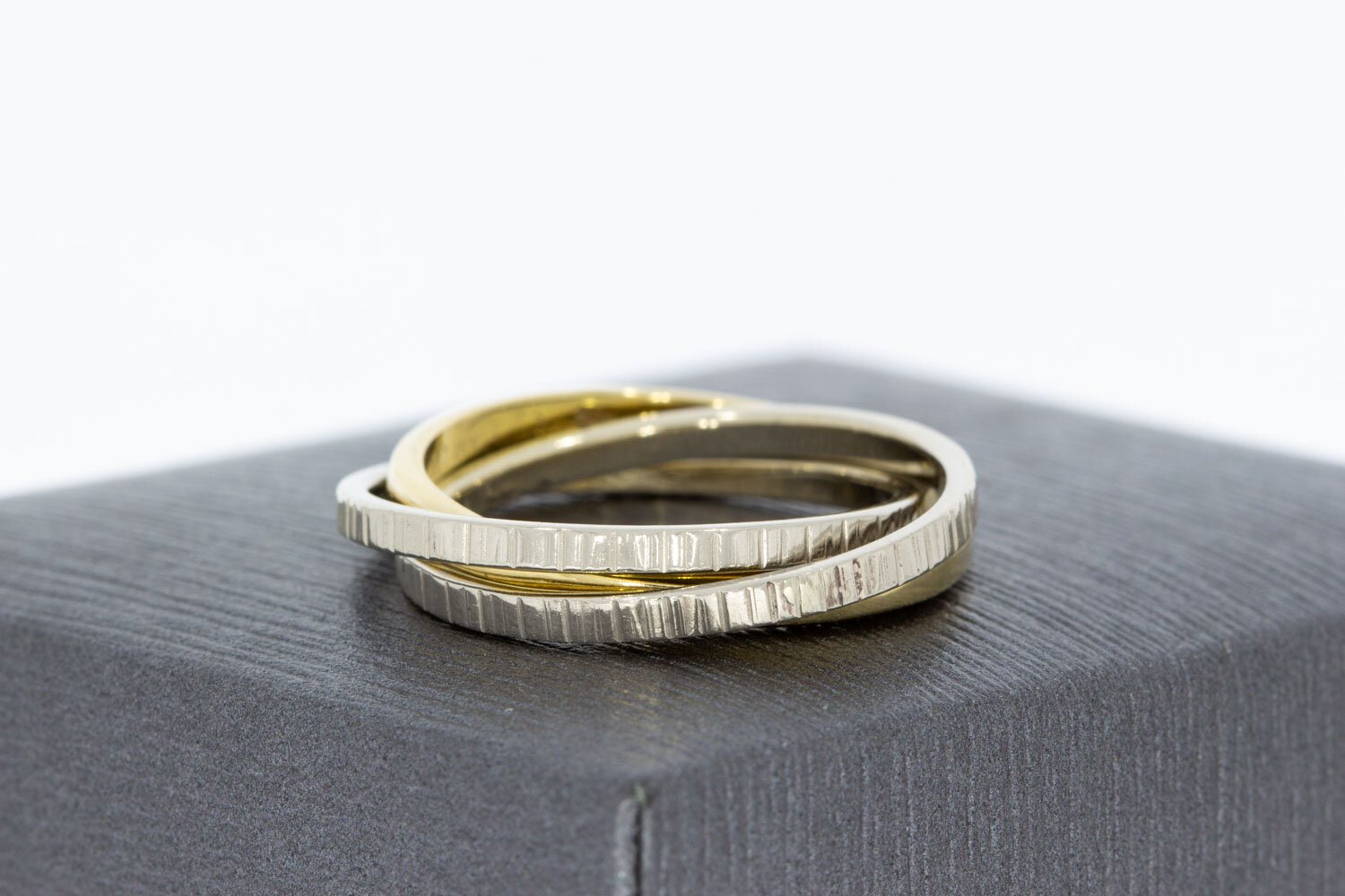 3-in-1 Crossover aus 14 Karat Gold - 17,1 mm