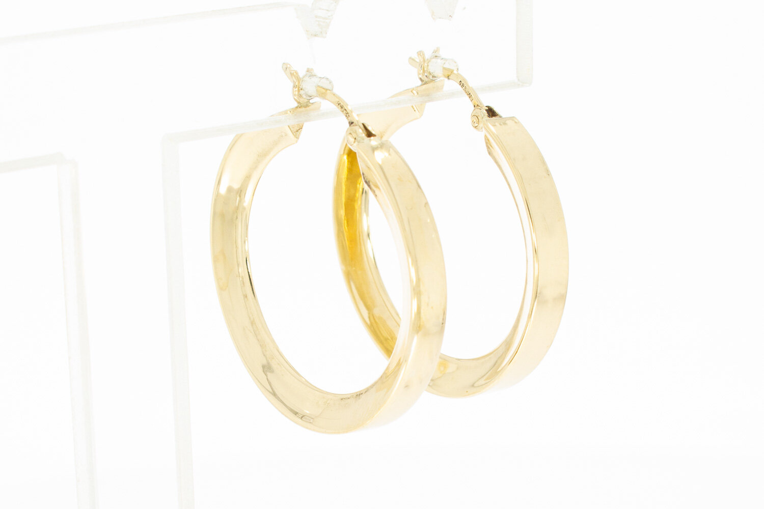 14 Karat Gold Damen Ohrringe - 2,8 cm