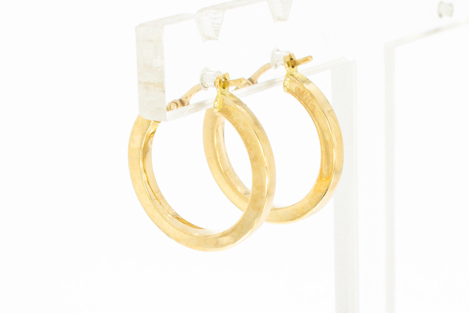 18 Karat Gelbgoldene Creolen - 1,8 cm