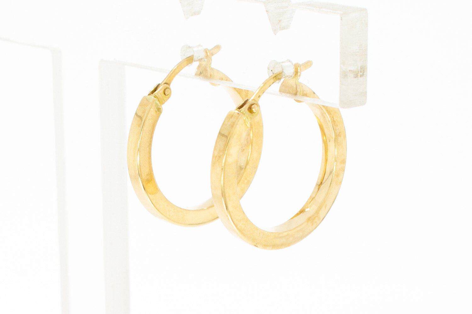 18 Karat Gelbgoldene Creolen - 1,8 cm