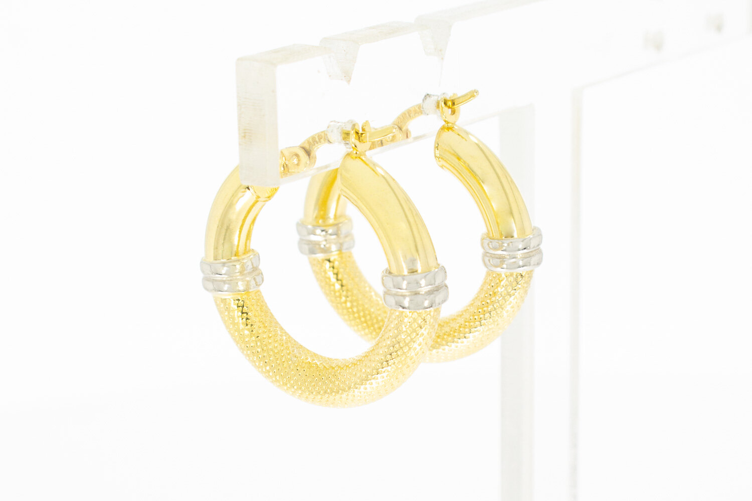 Damen Gold Creolen 14 Karat - 2,3 cm