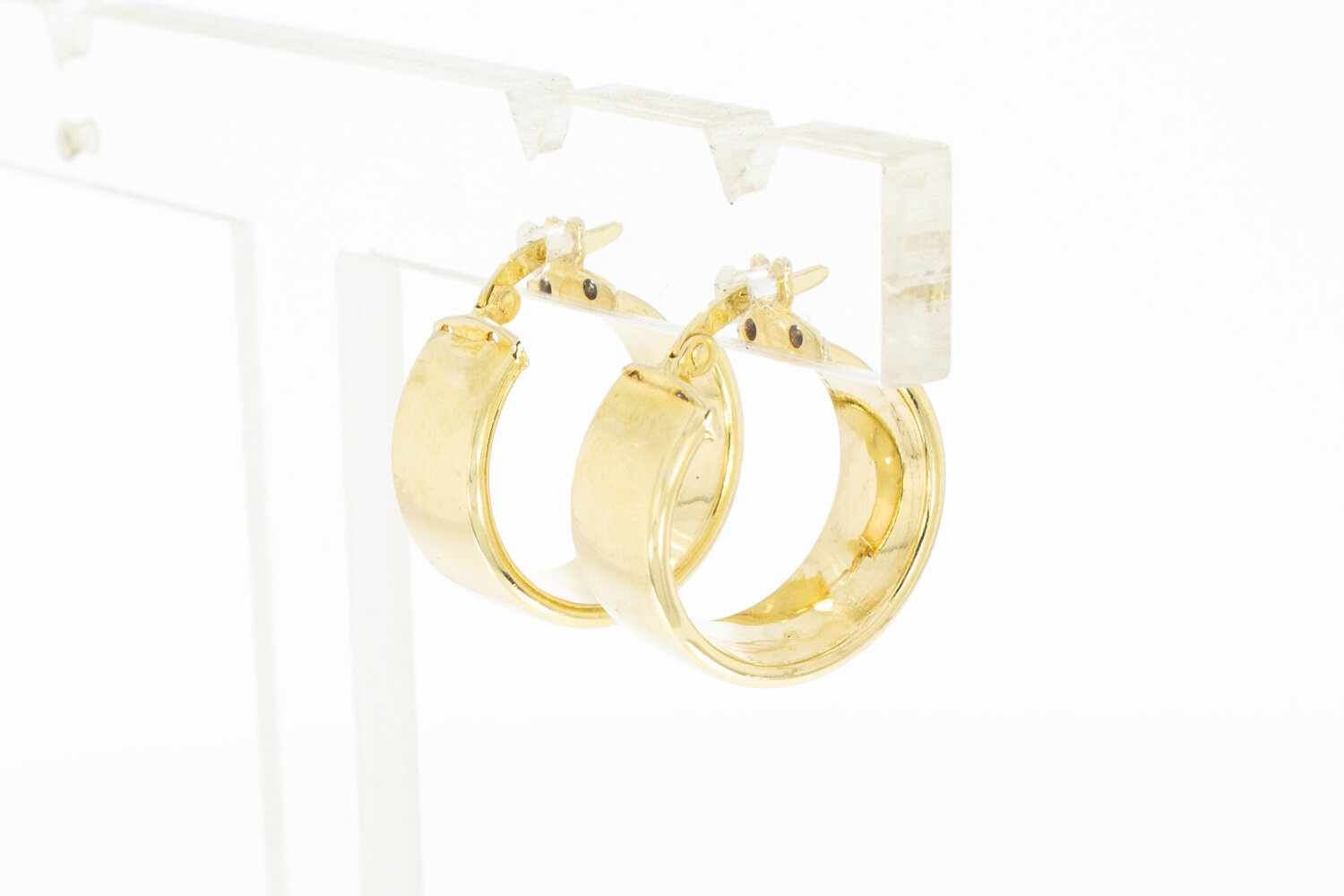 Gelb Gold Creolen 14 Karat - 1,6 cm