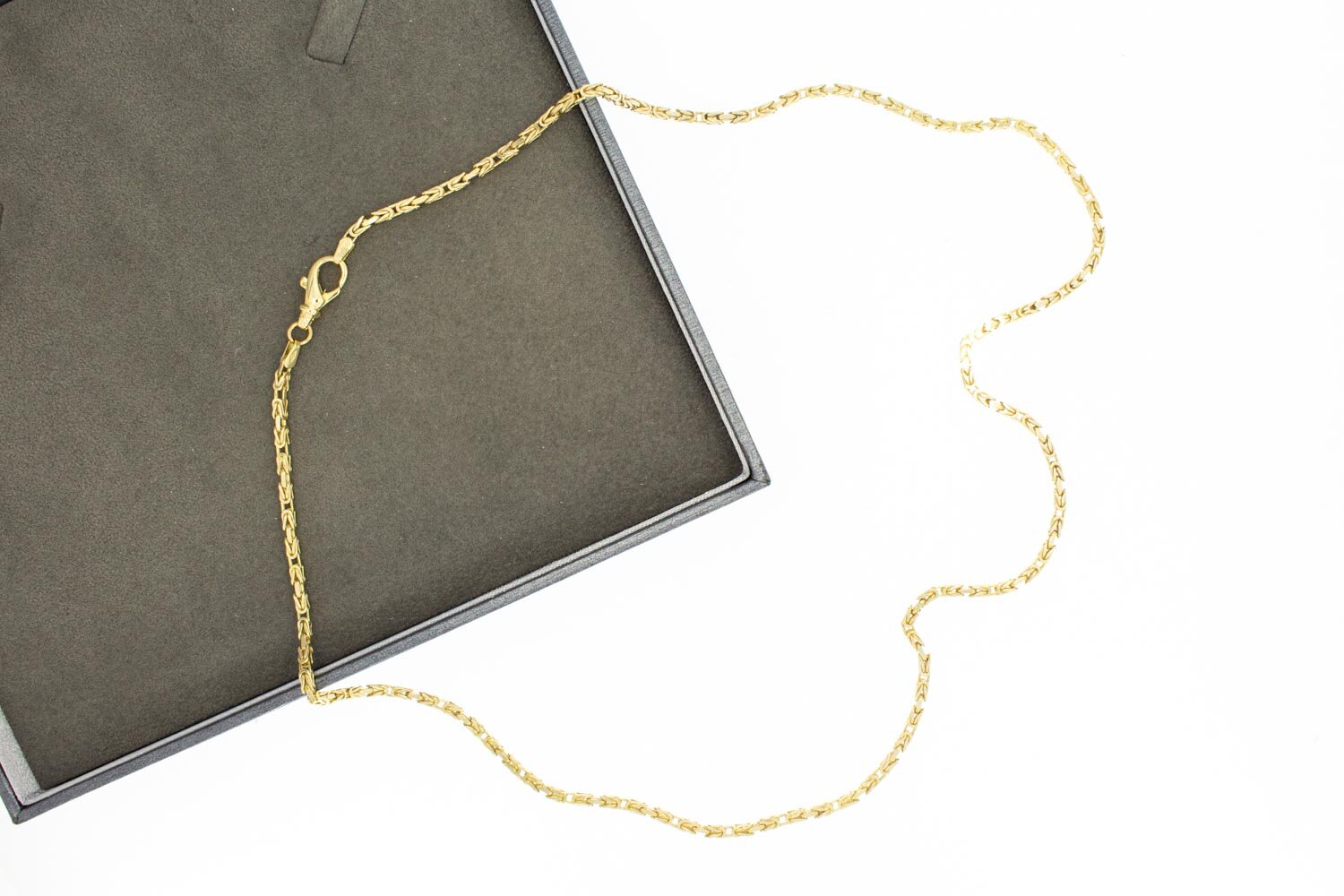 Byzantinische Goldkette 14 Karat - 54,9 cm