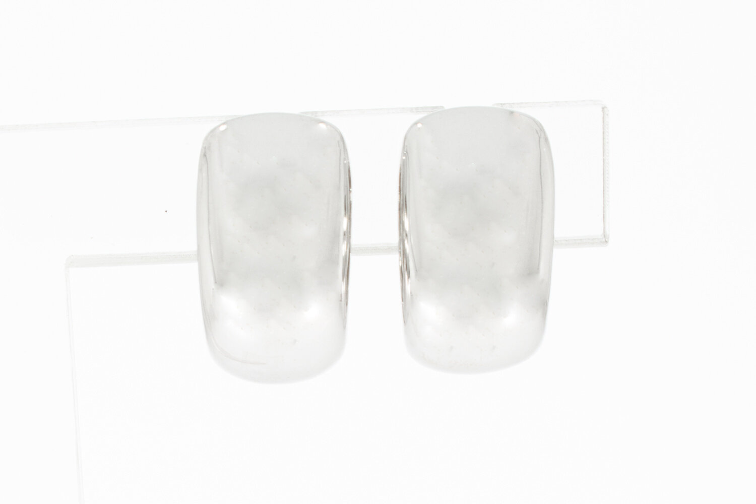 Damen Ohrringe 750 Weißgold - 1,9 cm