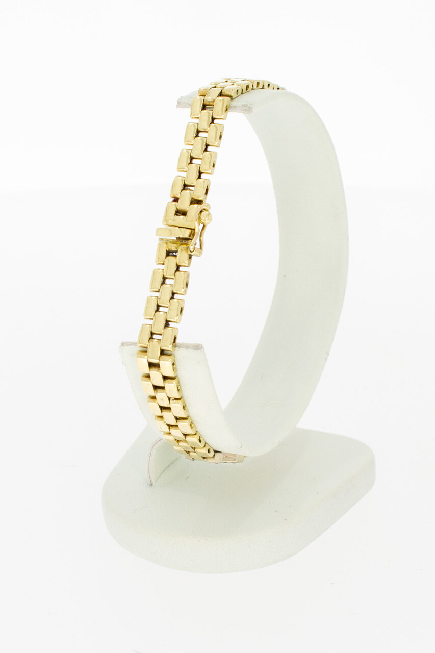 14 kt Goldarmband im Rolex-Stil - 19,8 cm