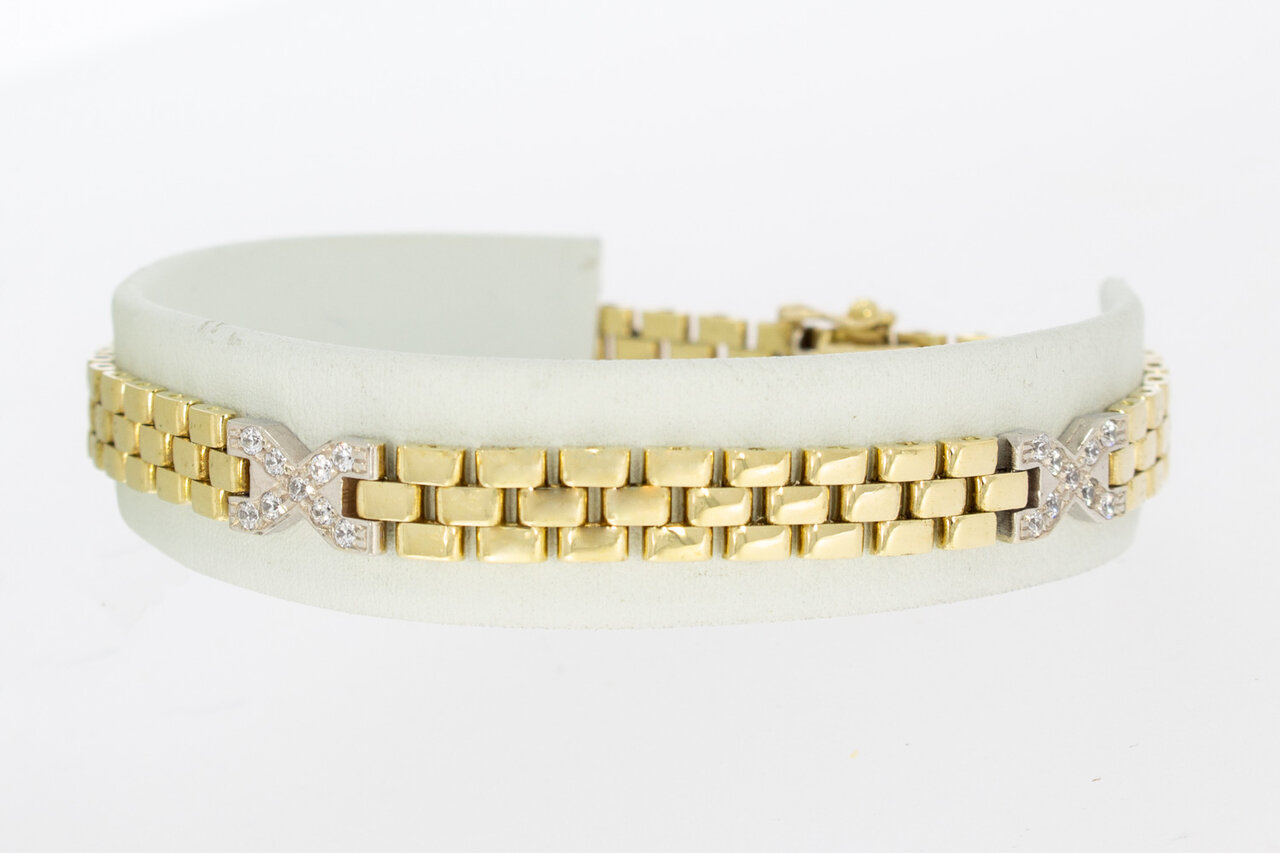 14 kt Goldarmband im Rolex-Stil - 19,8 cm