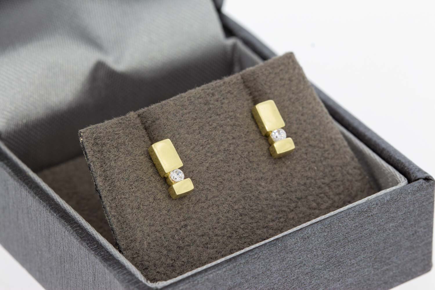 Ohrstecker 14 Karat Gelbgold - 0,8 cm