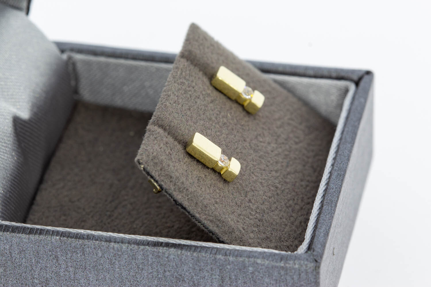 Ohrstecker 14 Karat Gelbgold - 0,8 cm