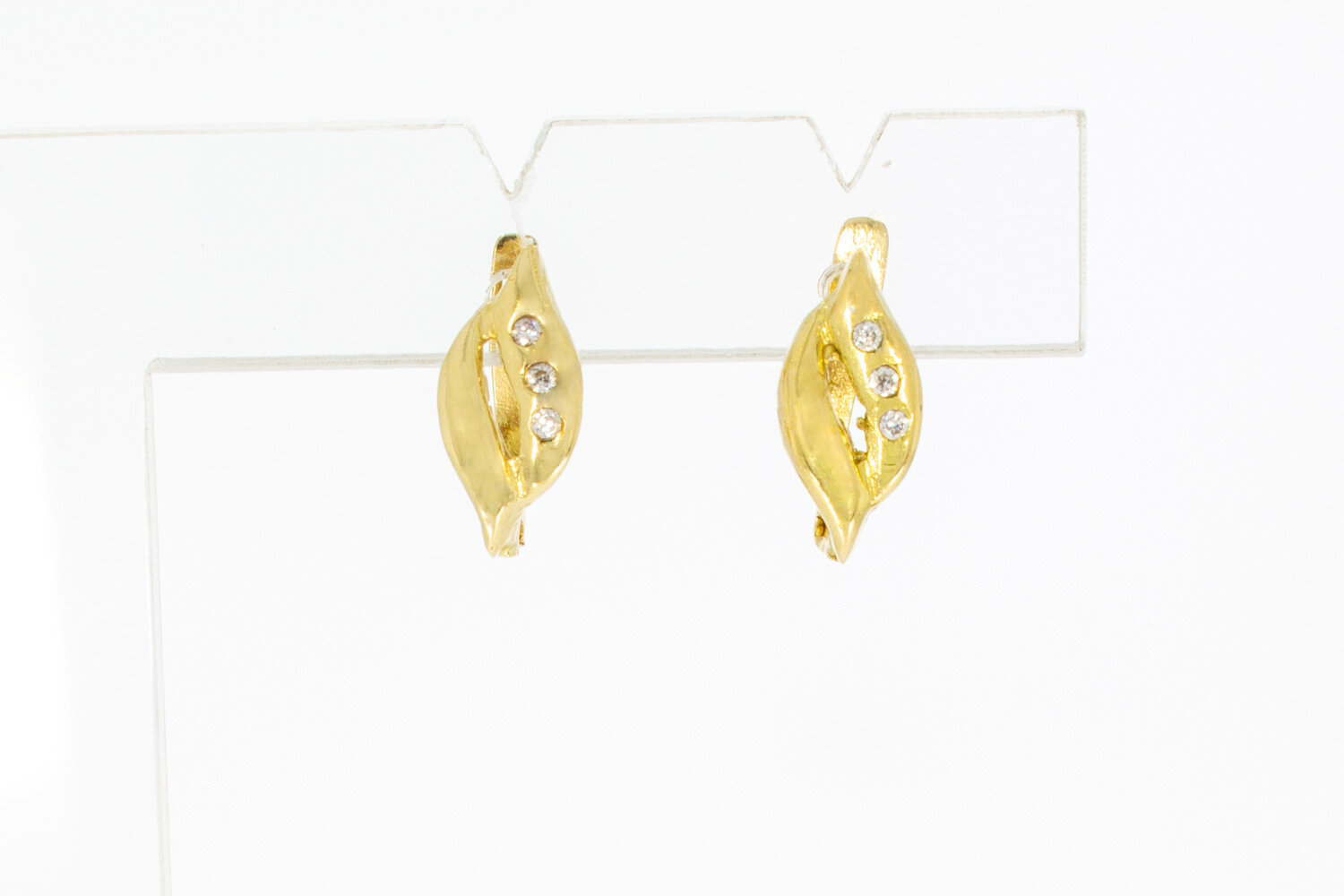 Damen Ohrhänger 18 Karat Gold - 12,5 mm