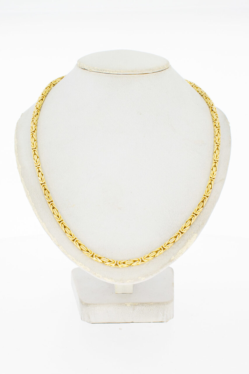 Byzantinische Halskette 14 Karat Gold - 51,5 cm
