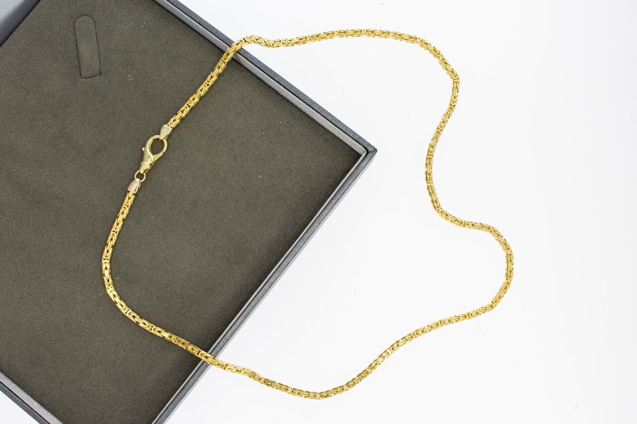 Byzantinische Halskette 14 Karat Gold - 51,5 cm