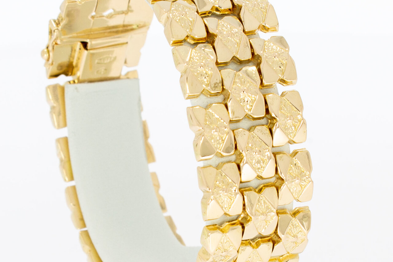 Vintage 750 Gold Armband - 18,2 cm