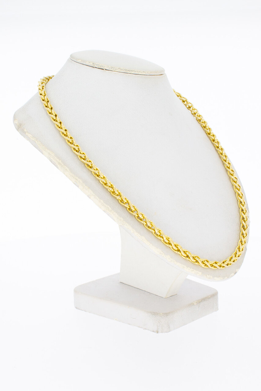 Fuchsschwanz Gold Kette 14 Karat - 45,3 cm