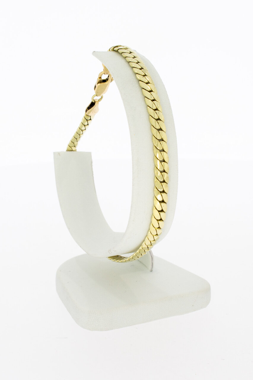 Panzer Goldarmband 14 Karat - 17,8 cm.