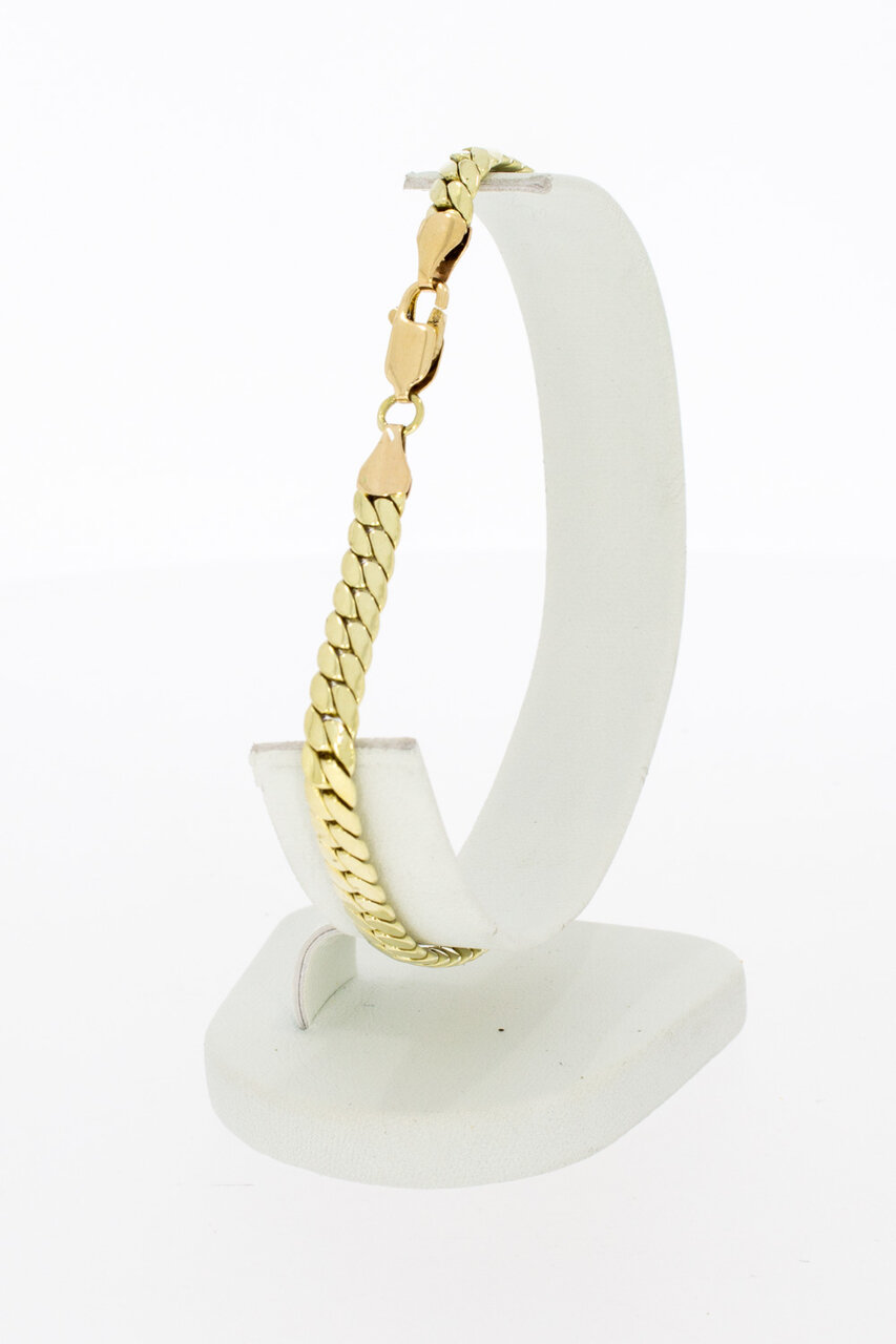 Panzer Goldarmband 14 Karat - 17,8 cm.