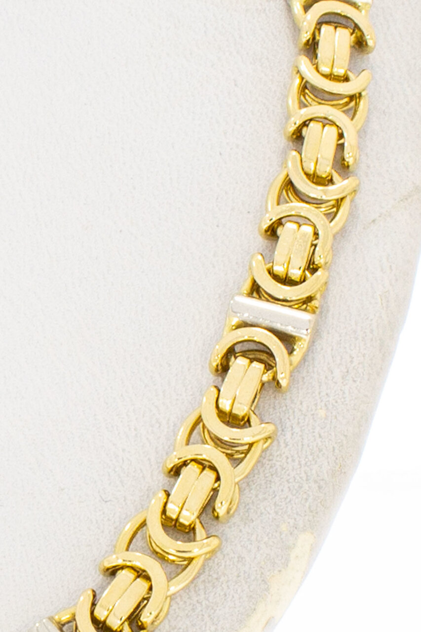 18 Karat flache Königskette - 75,9 cm