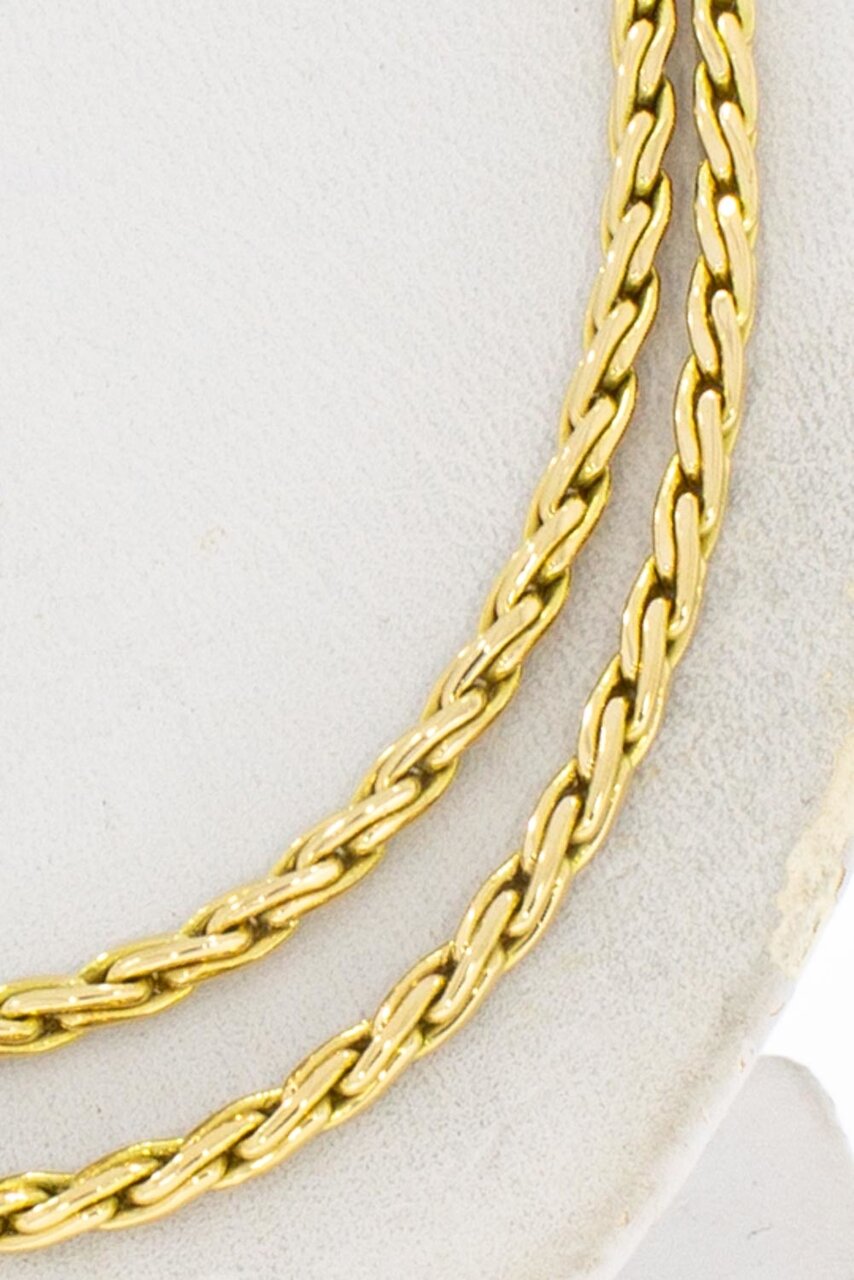 Fuchsschwanz Damen Goldkette 750 - 45,5 cm