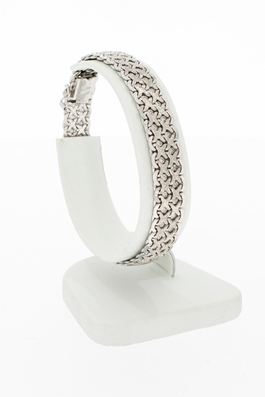 Vintage 750 Weissgoldarmband - 18,7 cm