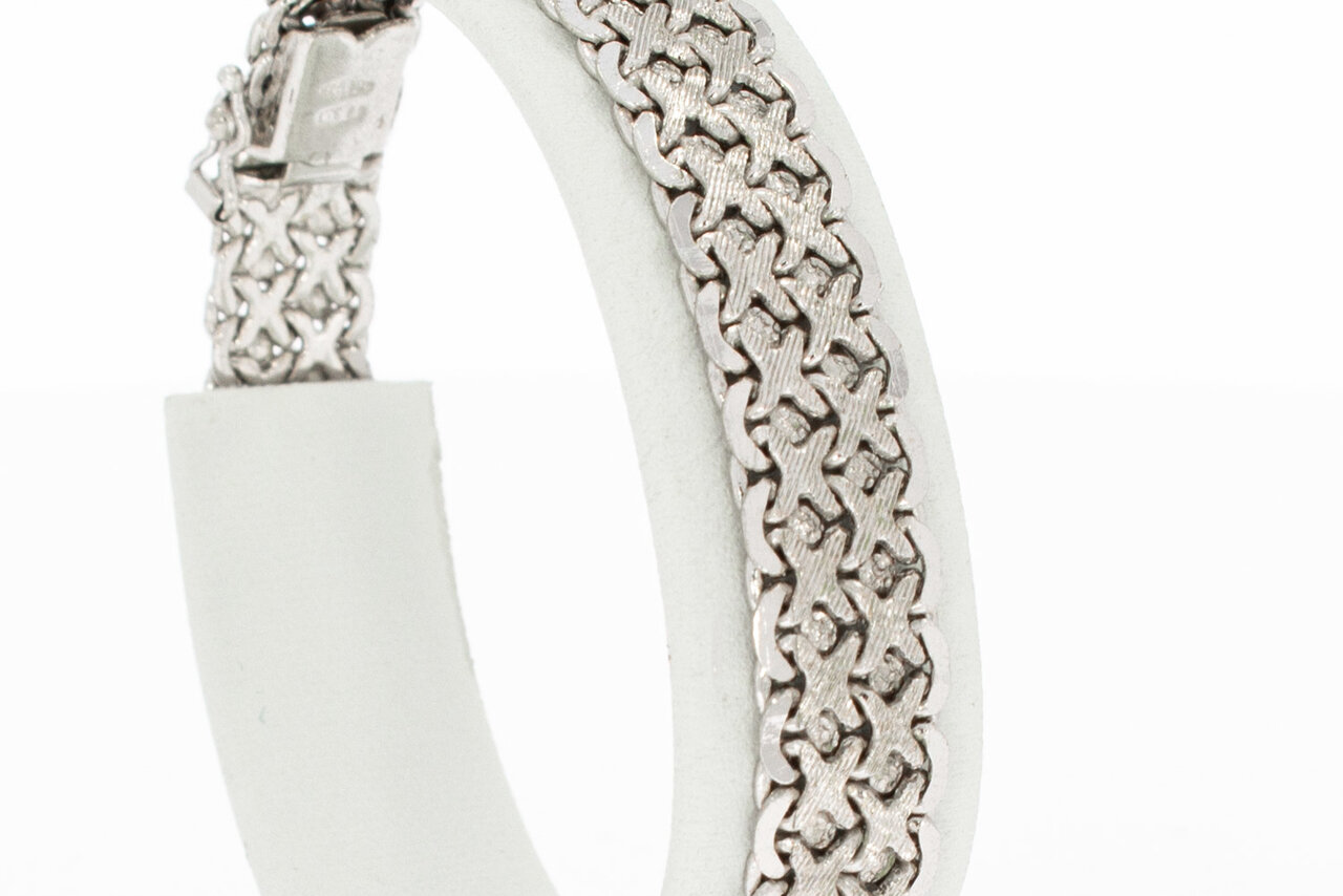 Vintage 750 Weissgoldarmband - 18,7 cm