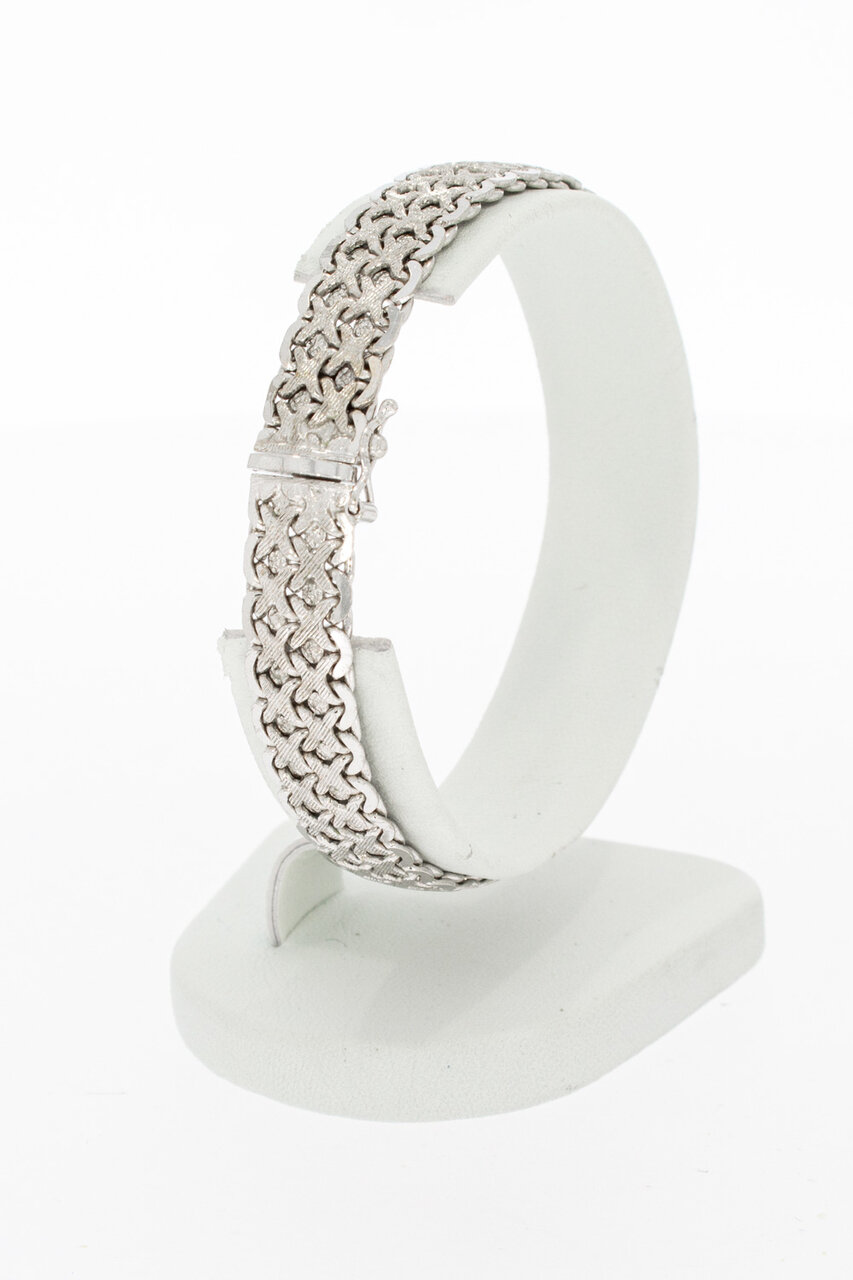 Vintage 750 Weissgoldarmband - 18,7 cm