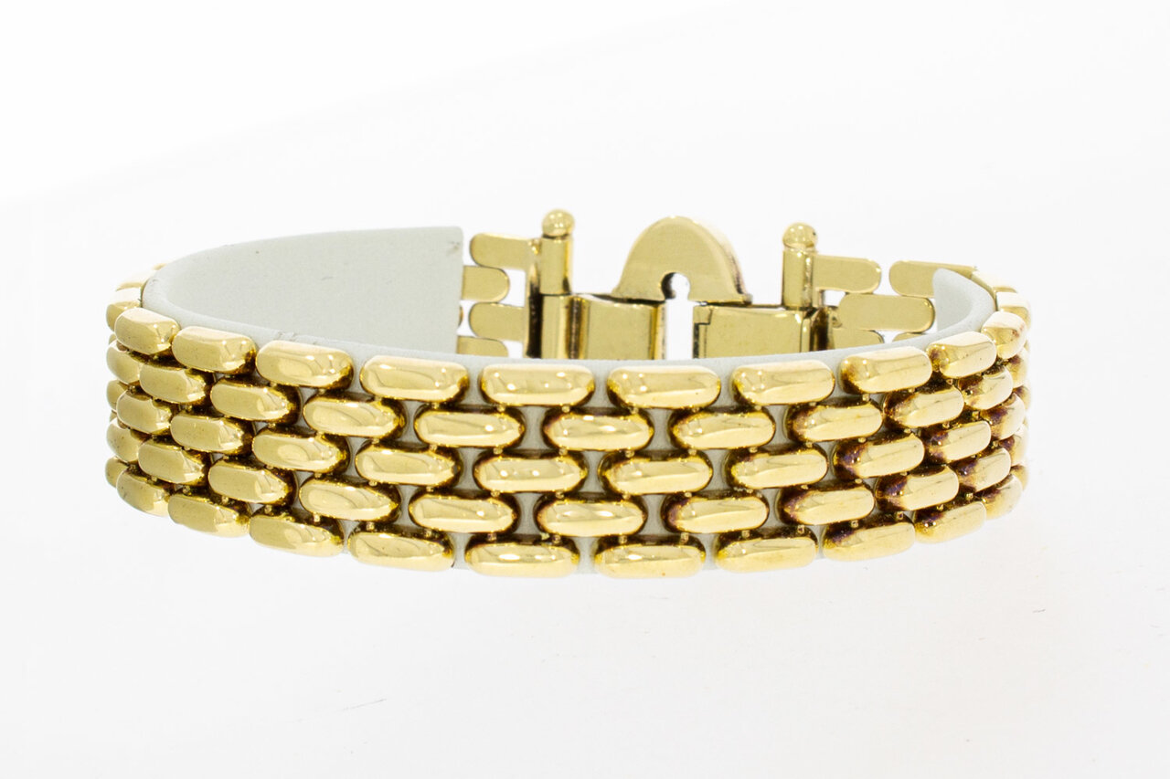 Stäbchen armband 14 Karat Gold - 19,8 cm