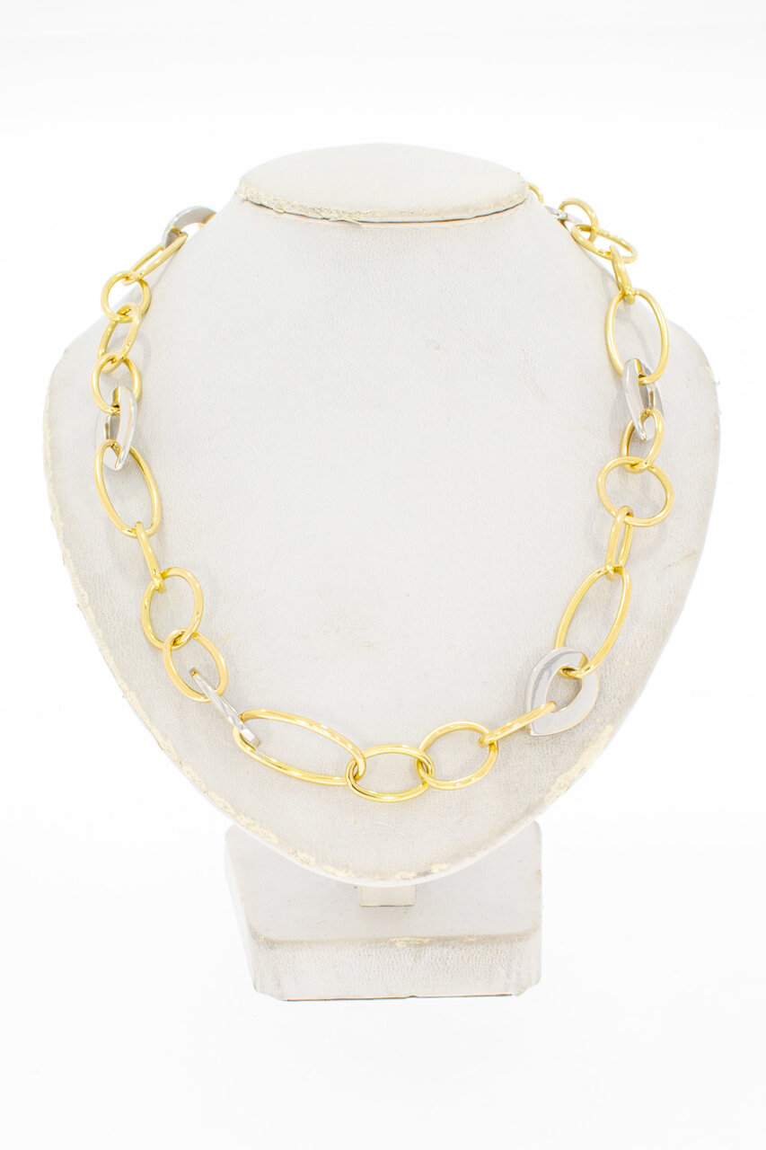 Fantasy Damen Kette 18 Karat Gold  - 46,6 cm