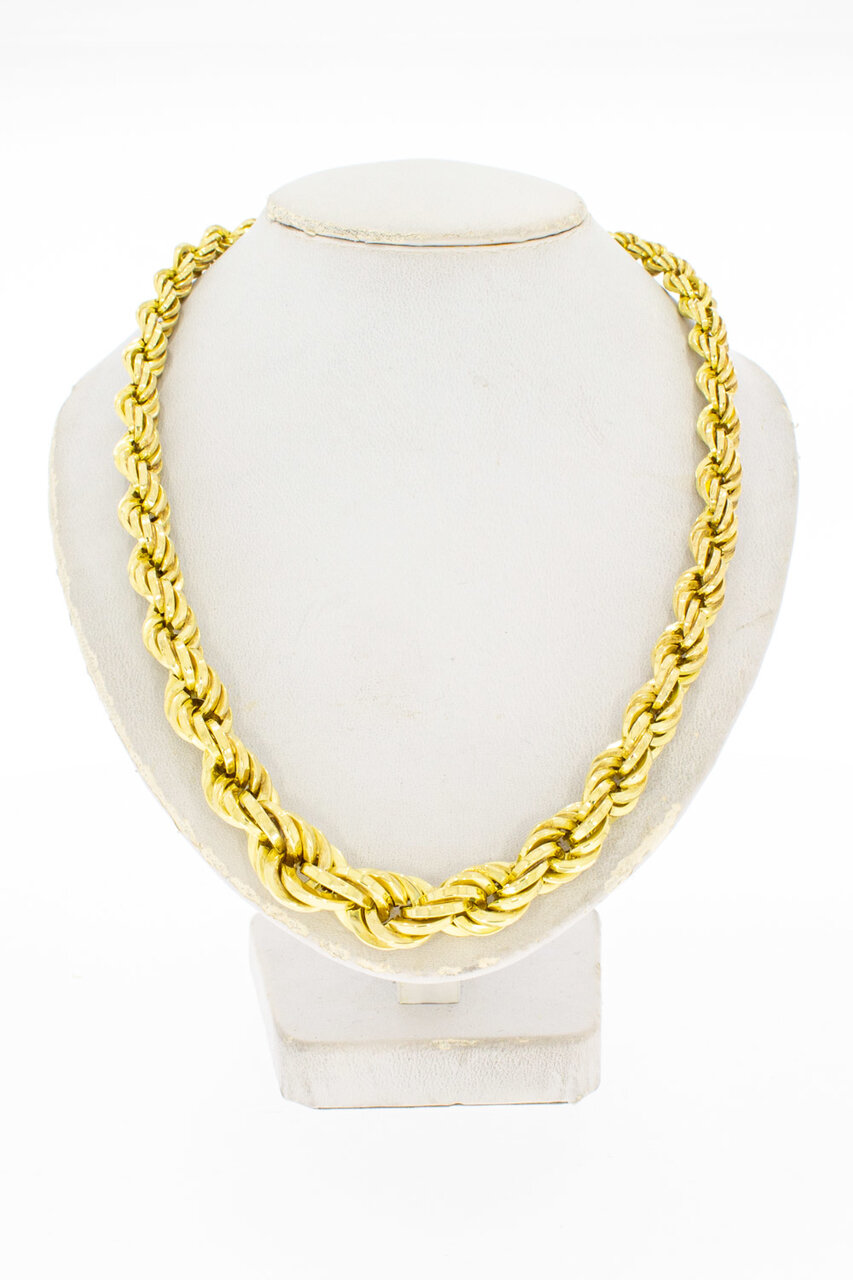 14 Karat Gold Kordel Collier - 43,3 cm