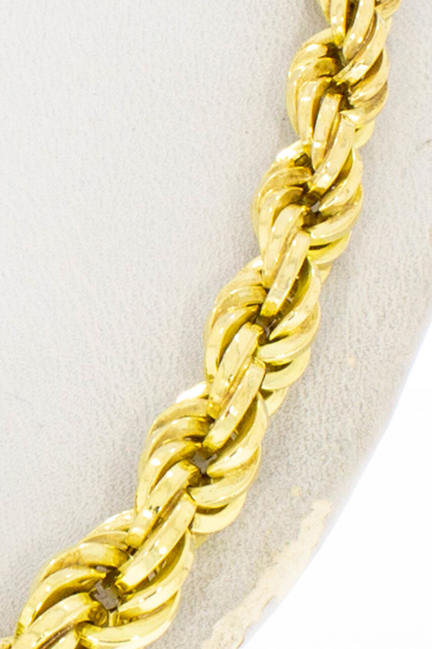 14 Karat Gold Kordel Collier - 43,3 cm